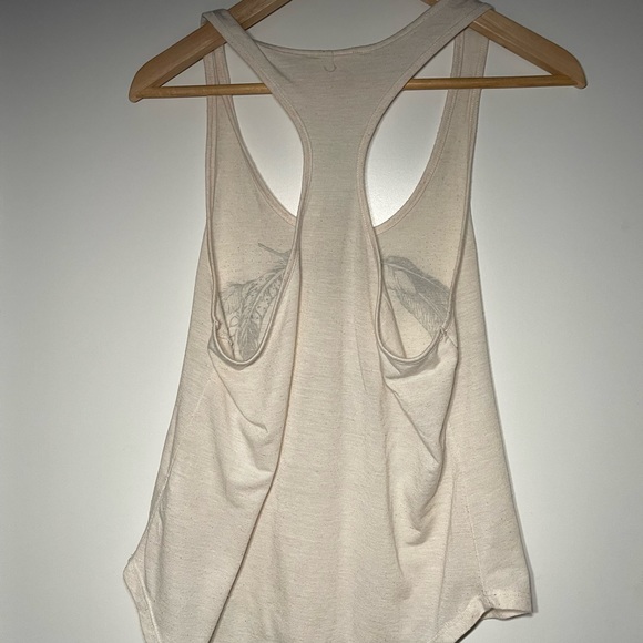 White & Grey Halter Tank Top (US Large) - Picture 2 of 2